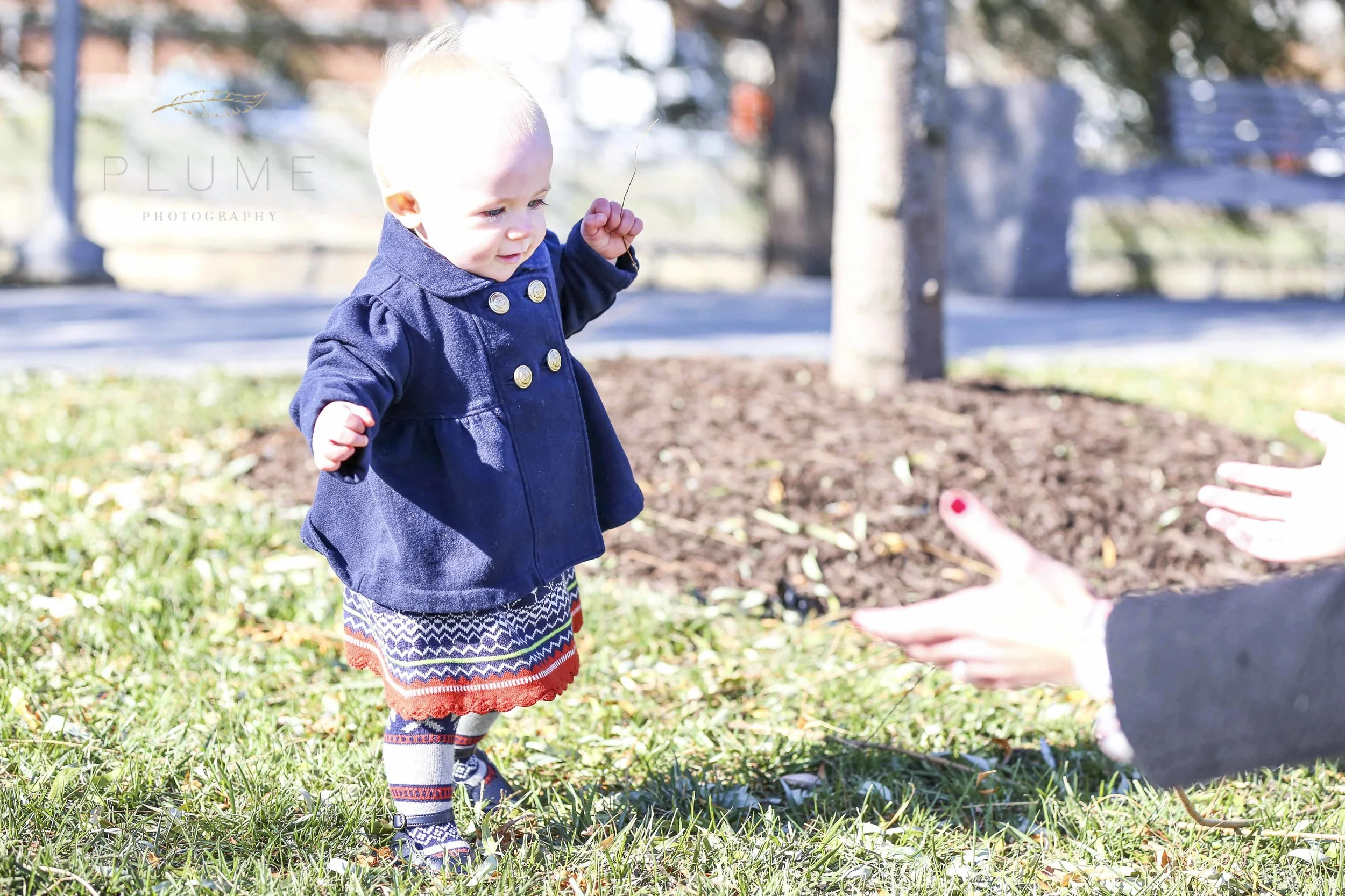 Libby, Peter and Winnie (11 mos) Henry family photos in Yards Park, SE Washington, DC, Saturday morning, November 22, 2014. Photo by Amanda Reynolds