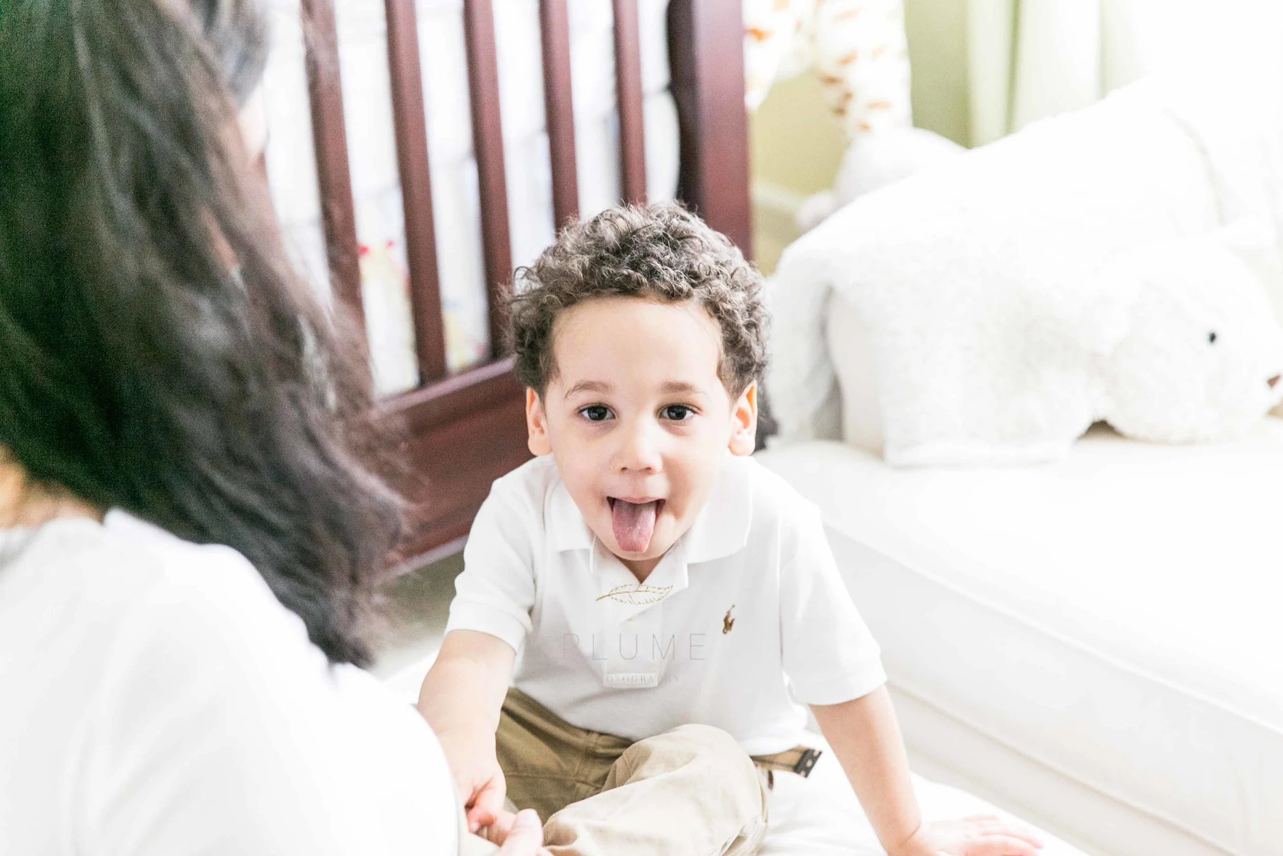 family and newborn photo session in Arlington, VA; Jabril, Laura, Leif and Logan, Thursday, July 30, 2015. Photo by Amanda Reynolds, Plume Photography