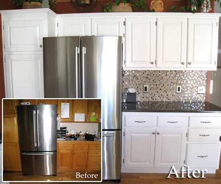 Diy Friday The Simple Way To Repaint Your Kitchen Cabinets Diy Friday The Simple Way To Repaint Your Kitchen Cabinets