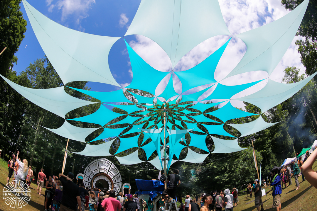 Grassy Knoll Canopy @ Fractalfest 2016, Stephentown NY