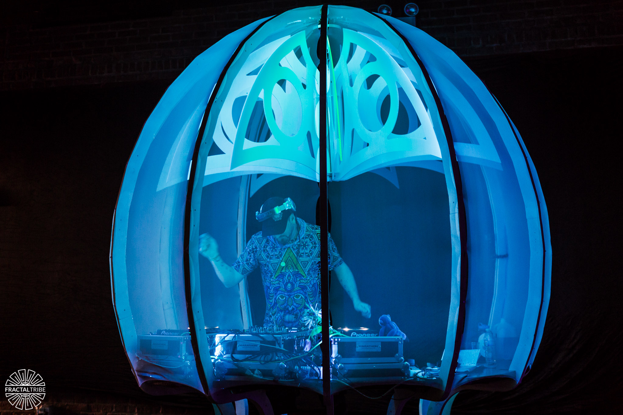 Blue Spectral Monkey @ Fractaltribe 10yr