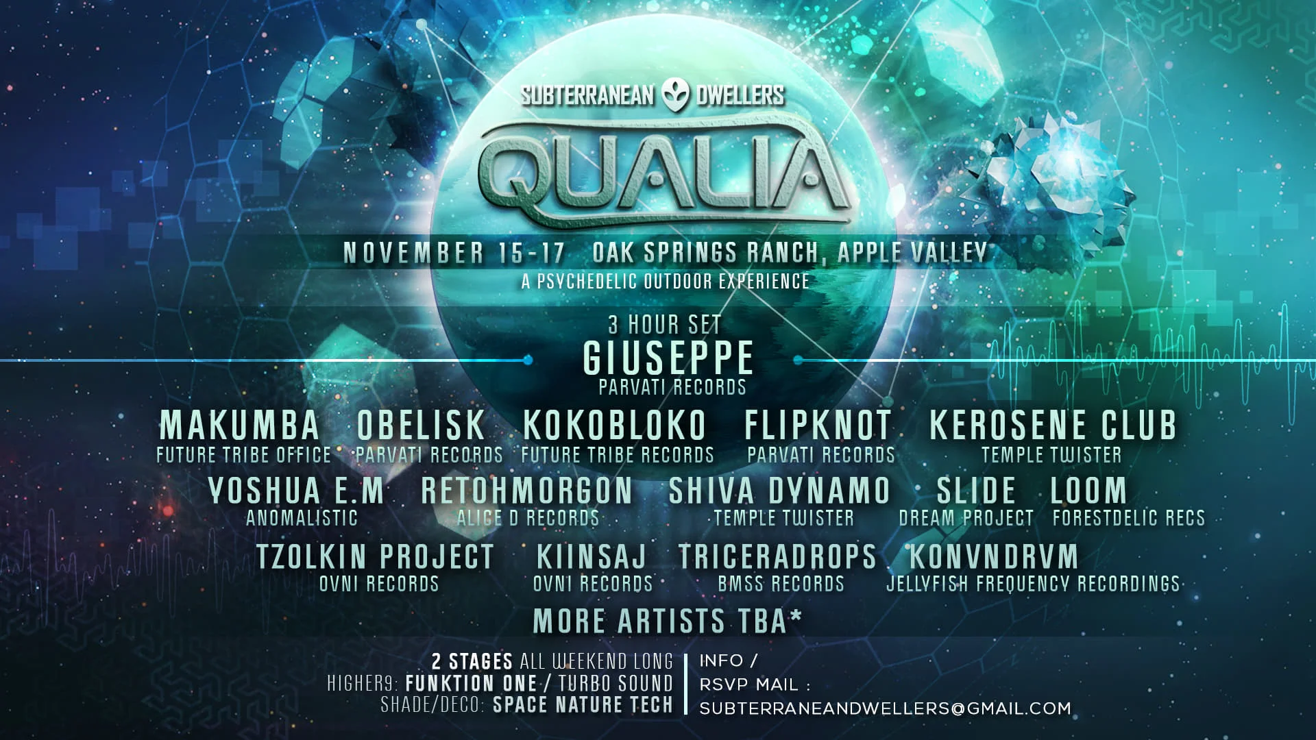 Nov 15-17 Qualia Festival