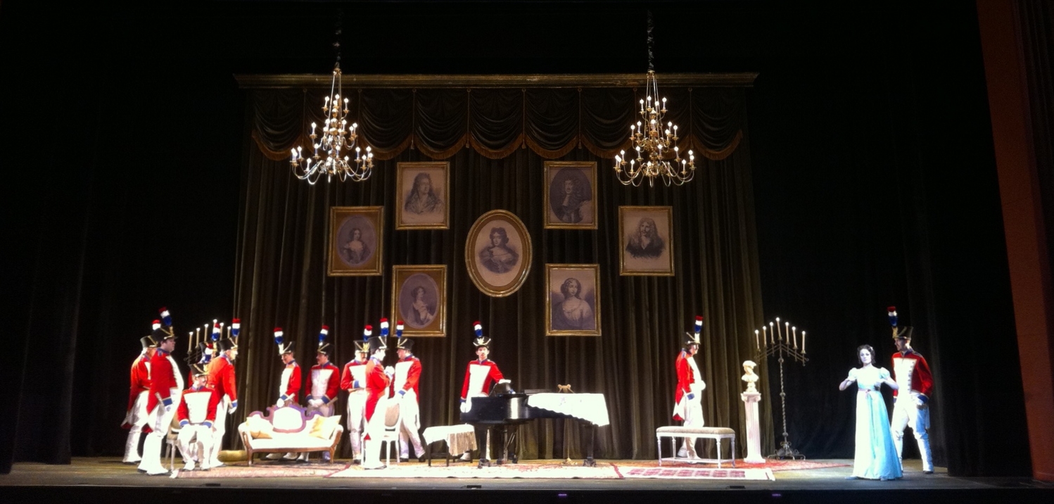  Act II: The regiment pays Marie a surprise visit&nbsp; 