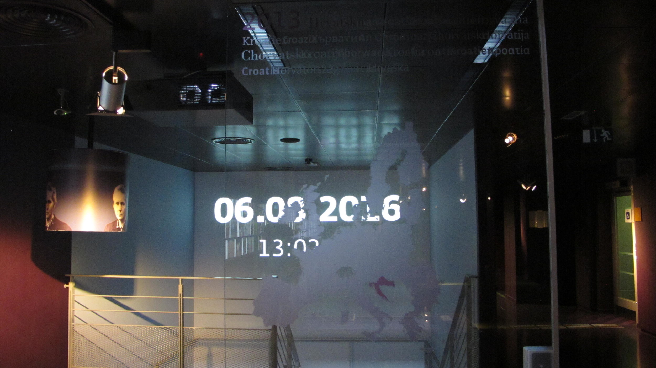 Europaparlamentets besökscentrum, Parlamentarium. Foto: Ann Ighe