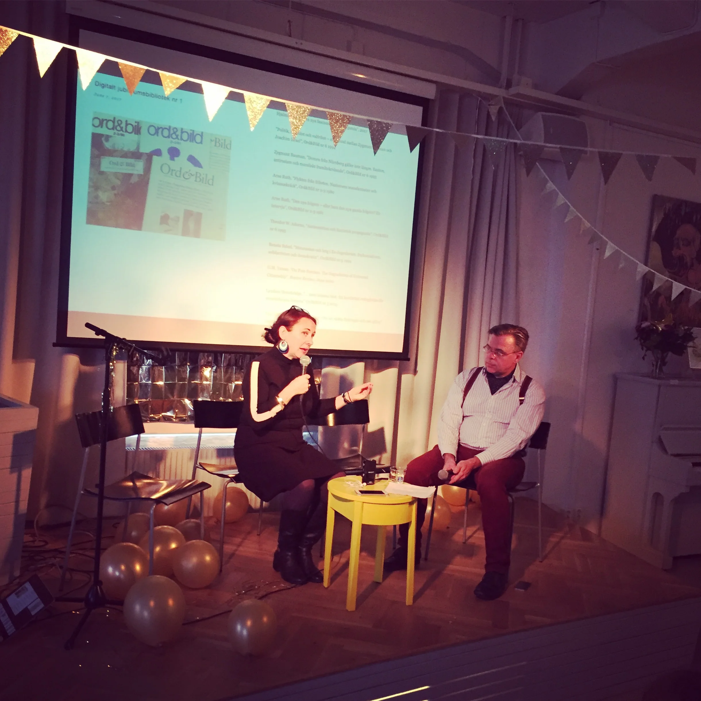 Ann Ighe och Andreas Önnerfors.