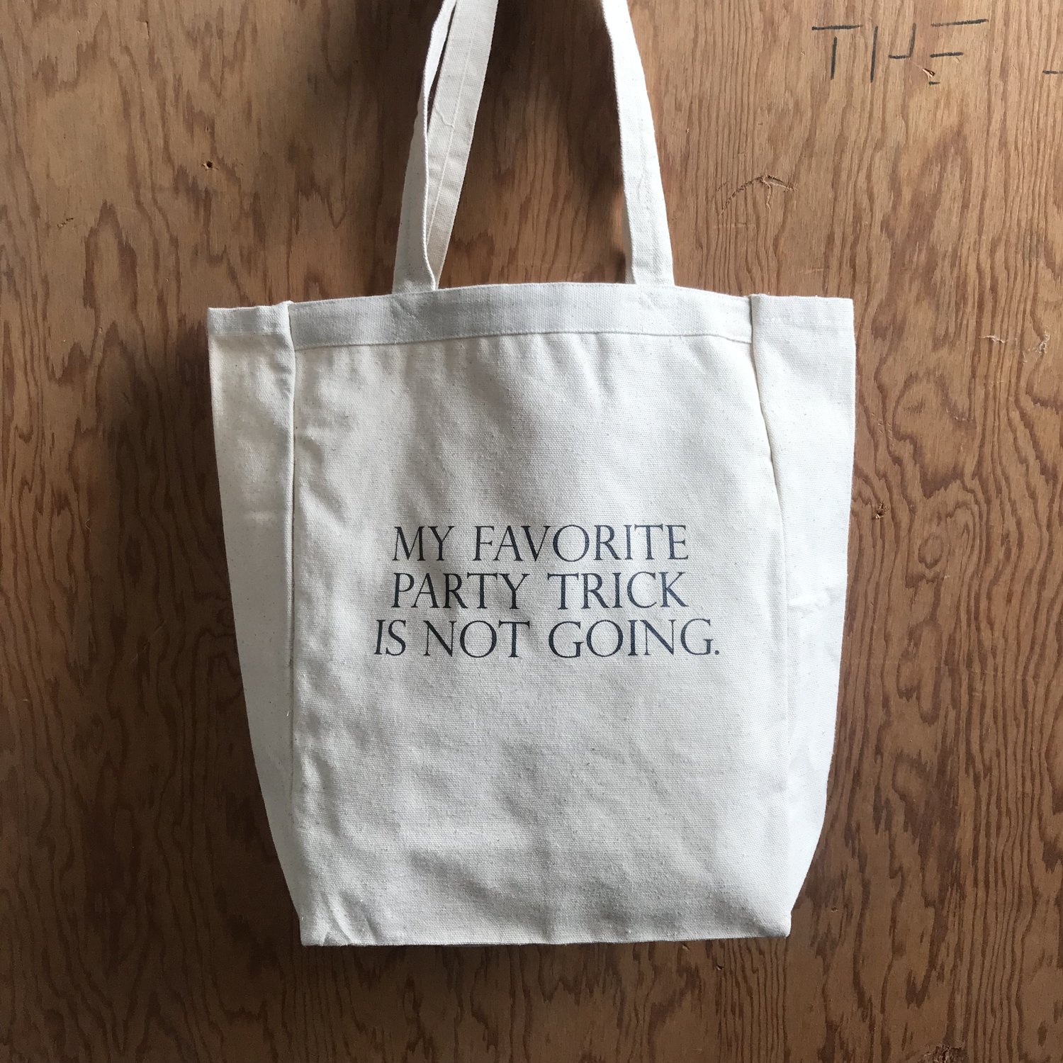 My Favorite Party Trick Tote — Stash Style