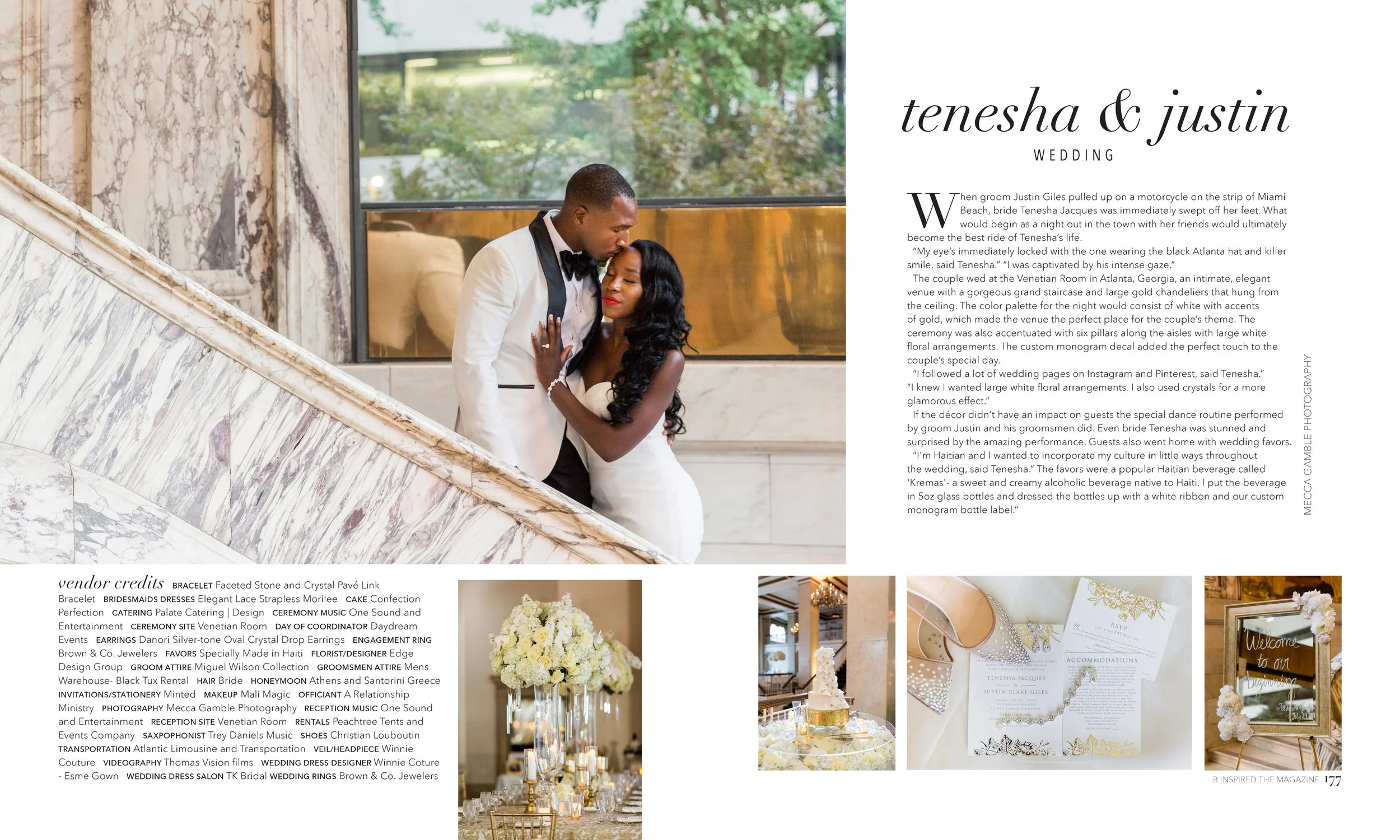 Snap Shot of Feature from B Inspired The Magazine