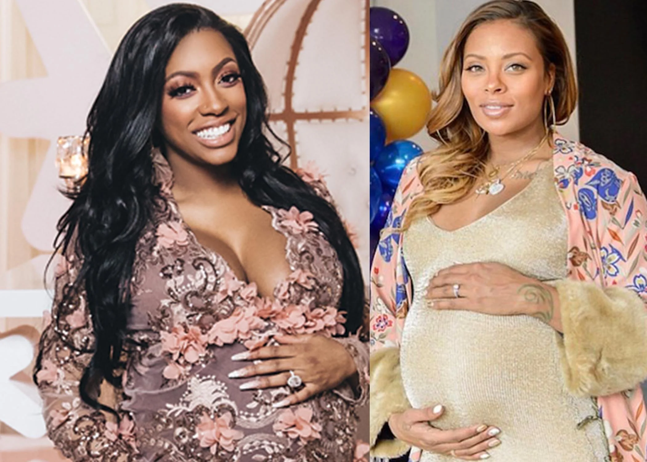 Filming the Real House Wives Of Atlanta Baby Showers (Porsha Williams &amp; Eva Marcille)