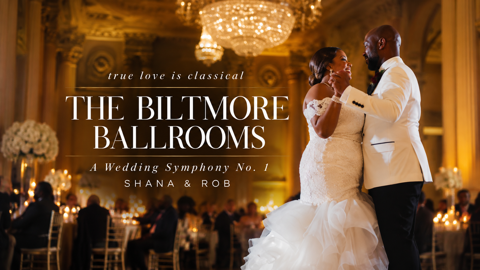 Wedding Symphony no. 1 in R + S major - A Biltmore Ballrooms Wedding. Biltmore Ballrooms Atlanta Georgia.