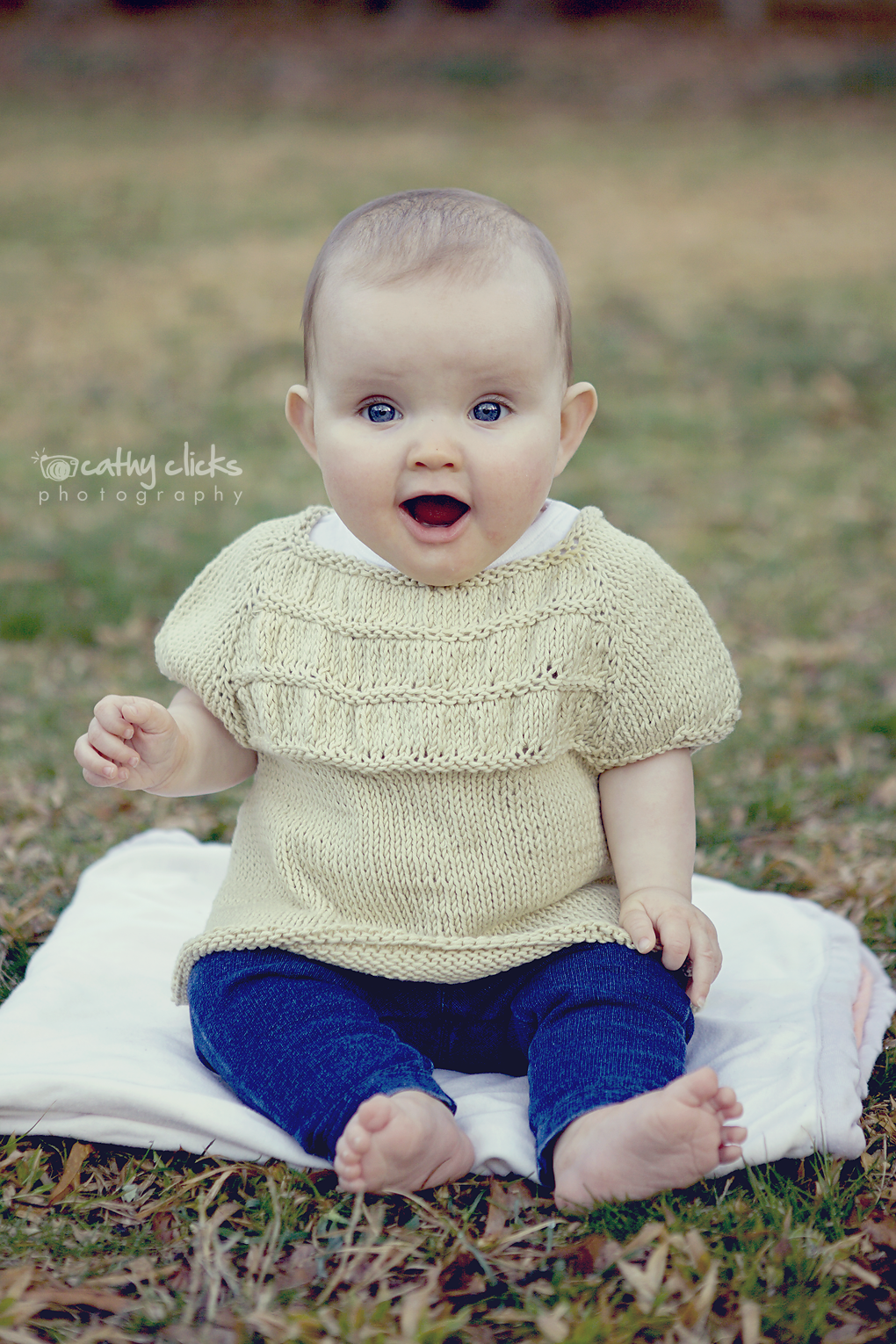 Organic Cotton Ruched Jumper for baby &amp; toddlers
