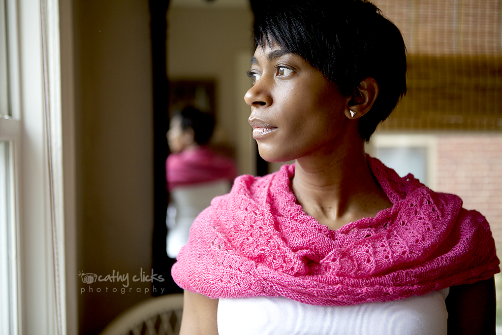 Silk Merino Lace Mobius Cowl