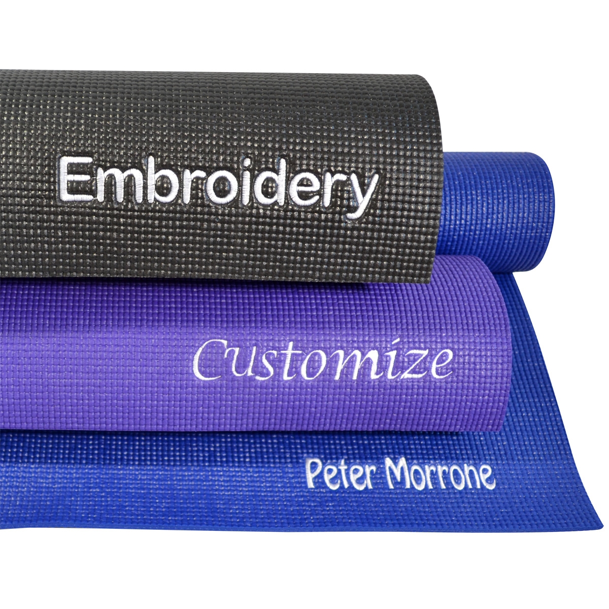 custom printed yoga mats