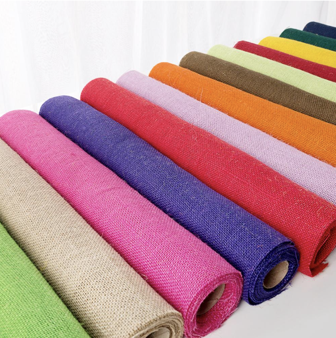 Royal Bengal burlap in assorted colors