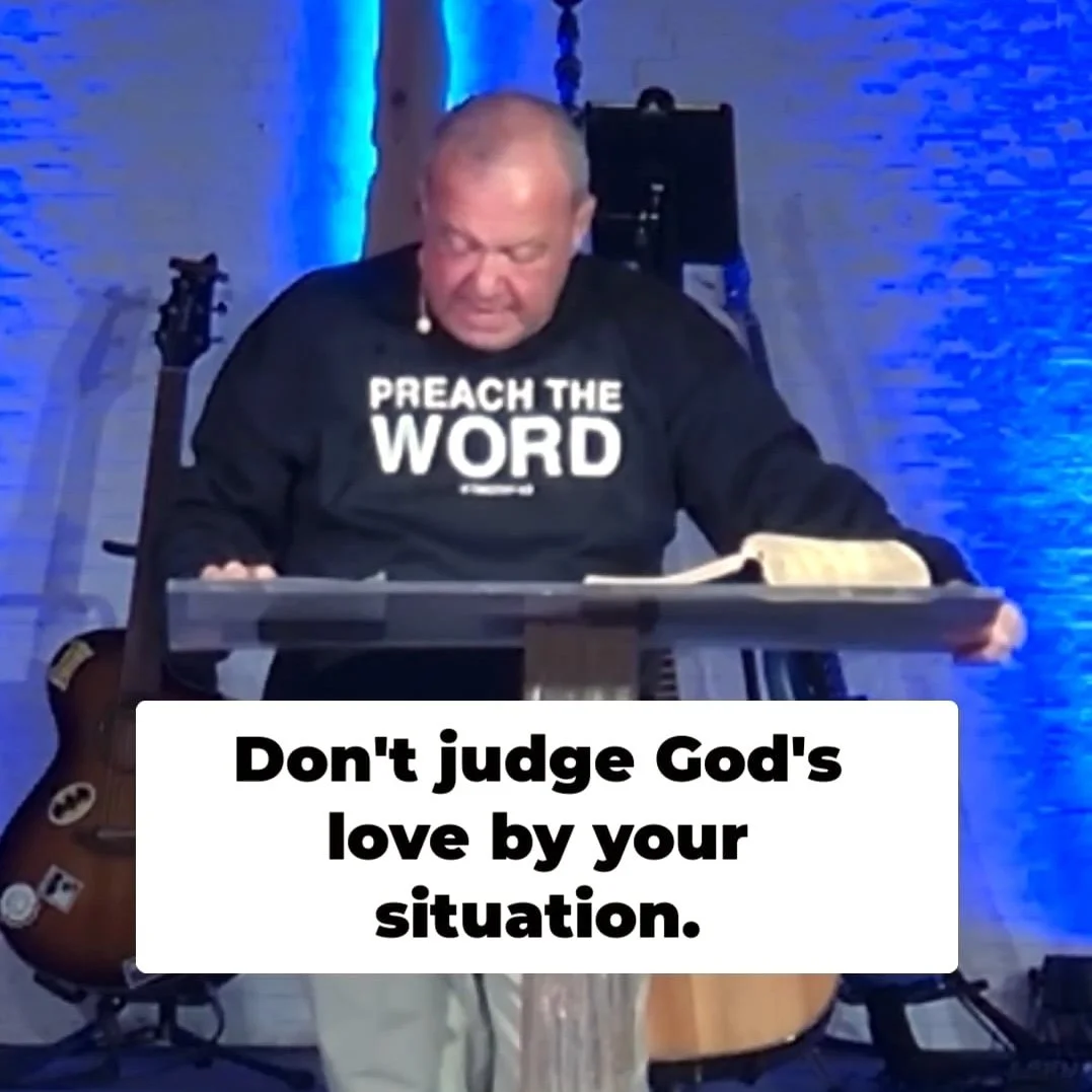 Don't judge God's love by your situation