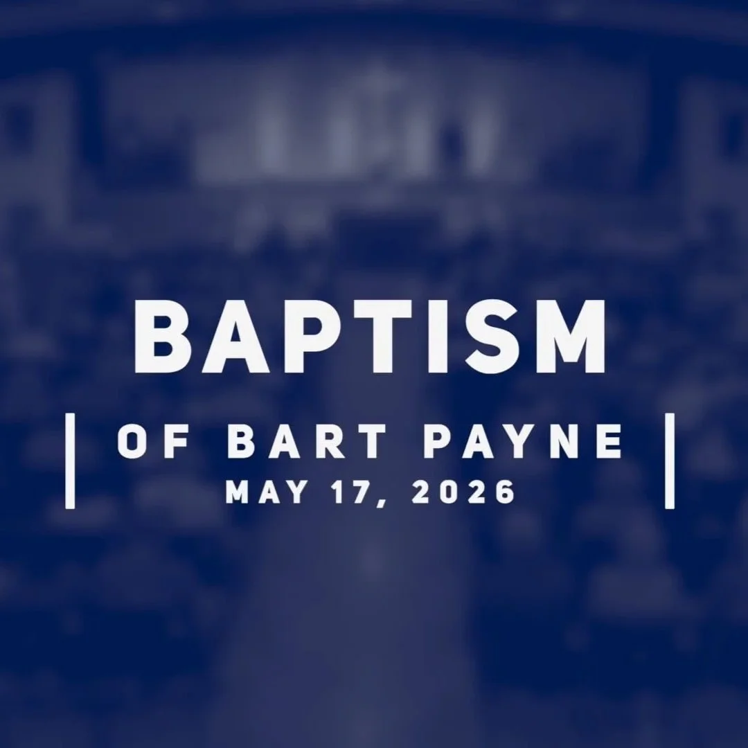 Baptism of Bart Payne