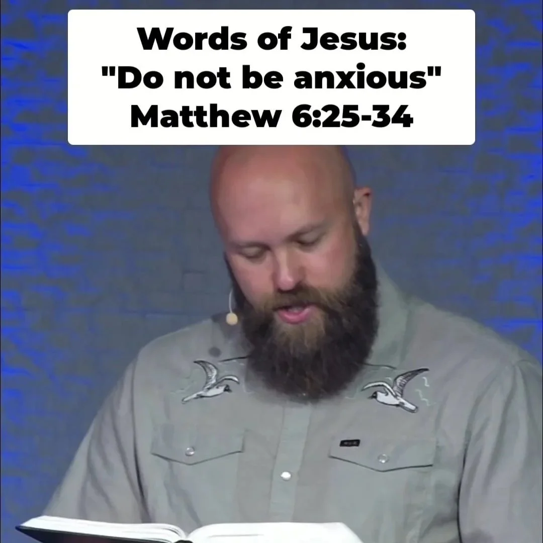 Jesus' Words on Anxiety