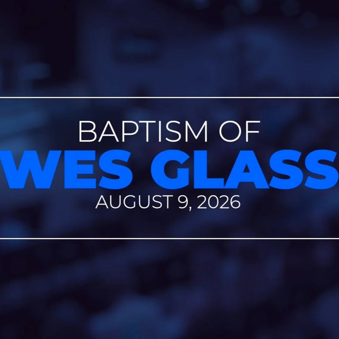 Baptism of Wes Glass