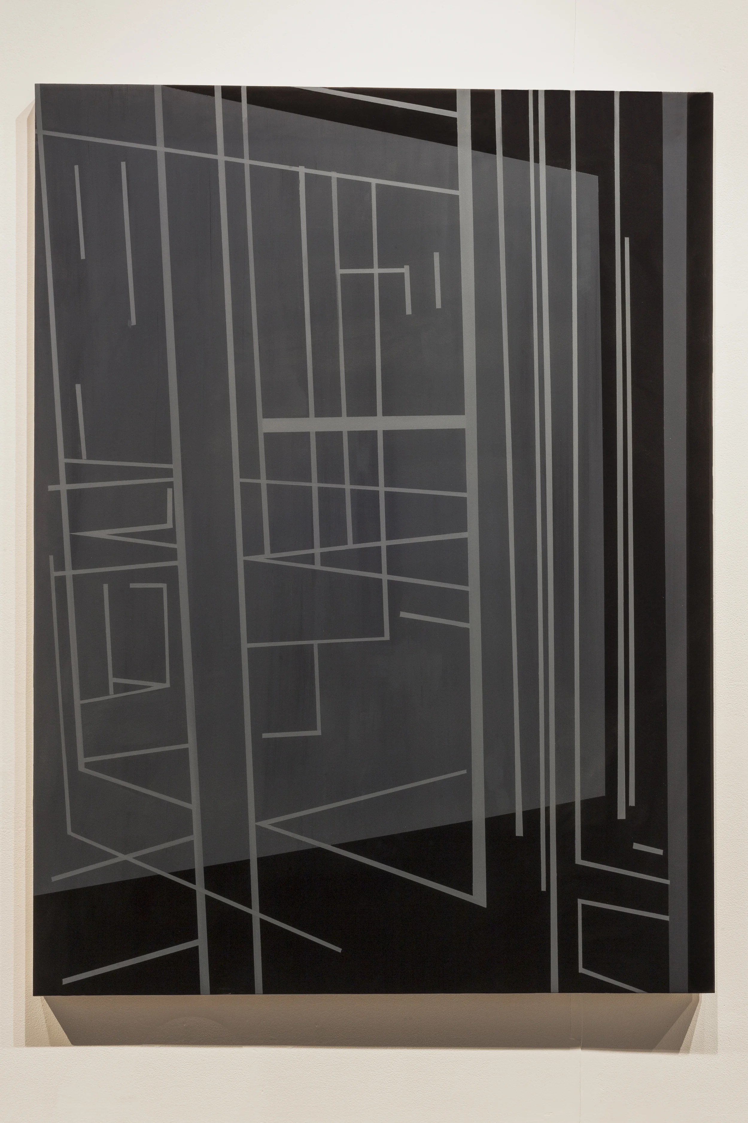 Irreducible Essence, Acrylic and Epoxy resin on Panel, 48”x36”
