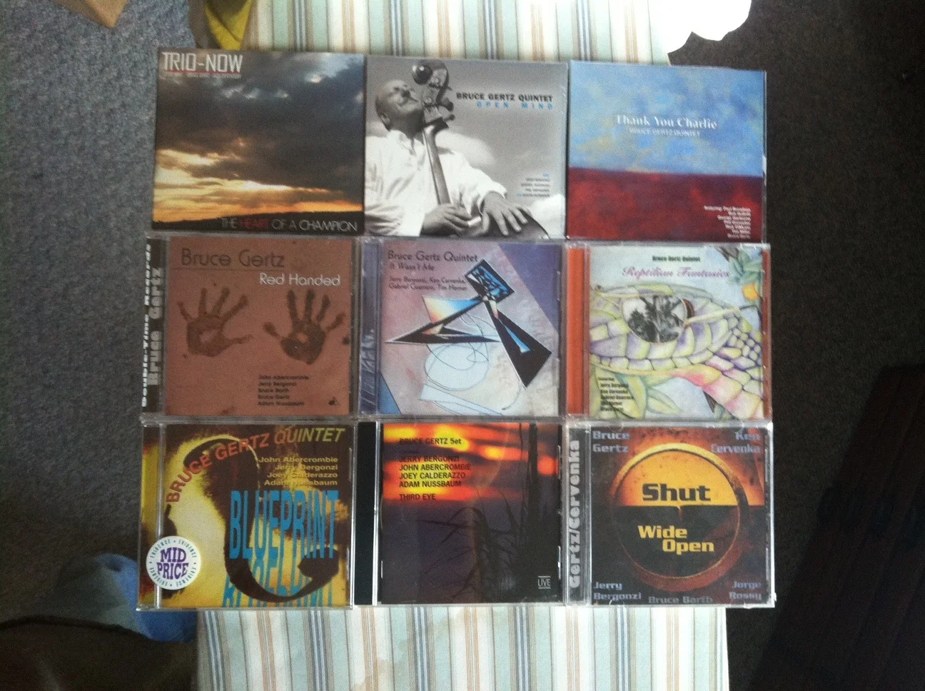 Partial Discography Open Mind Jazz, Double Time Jazz, Evidence Music and RAM Records