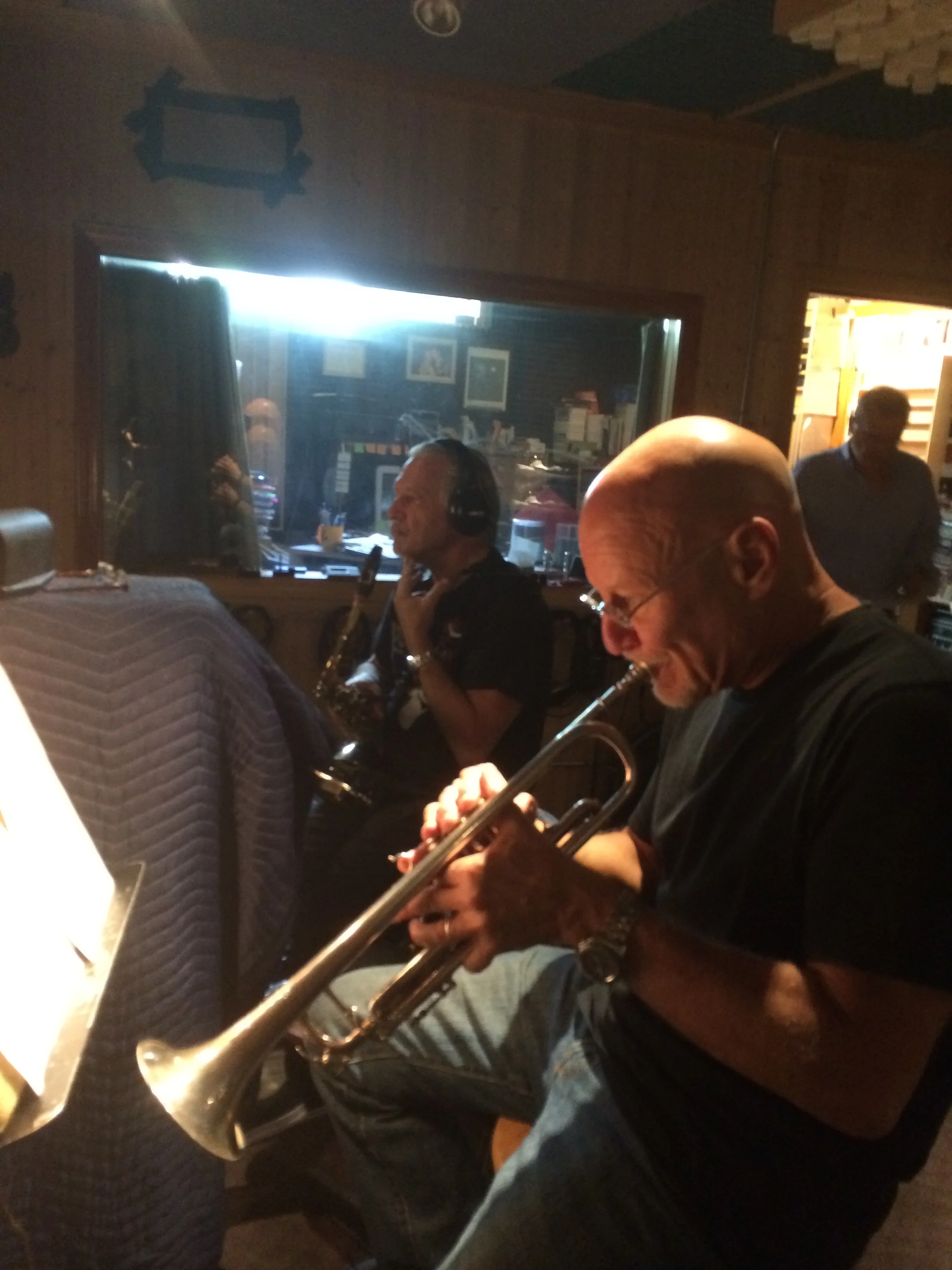 Jerry Bergonzi, Ken Certvenka, at PBS Studios, Westwood, MA 2014