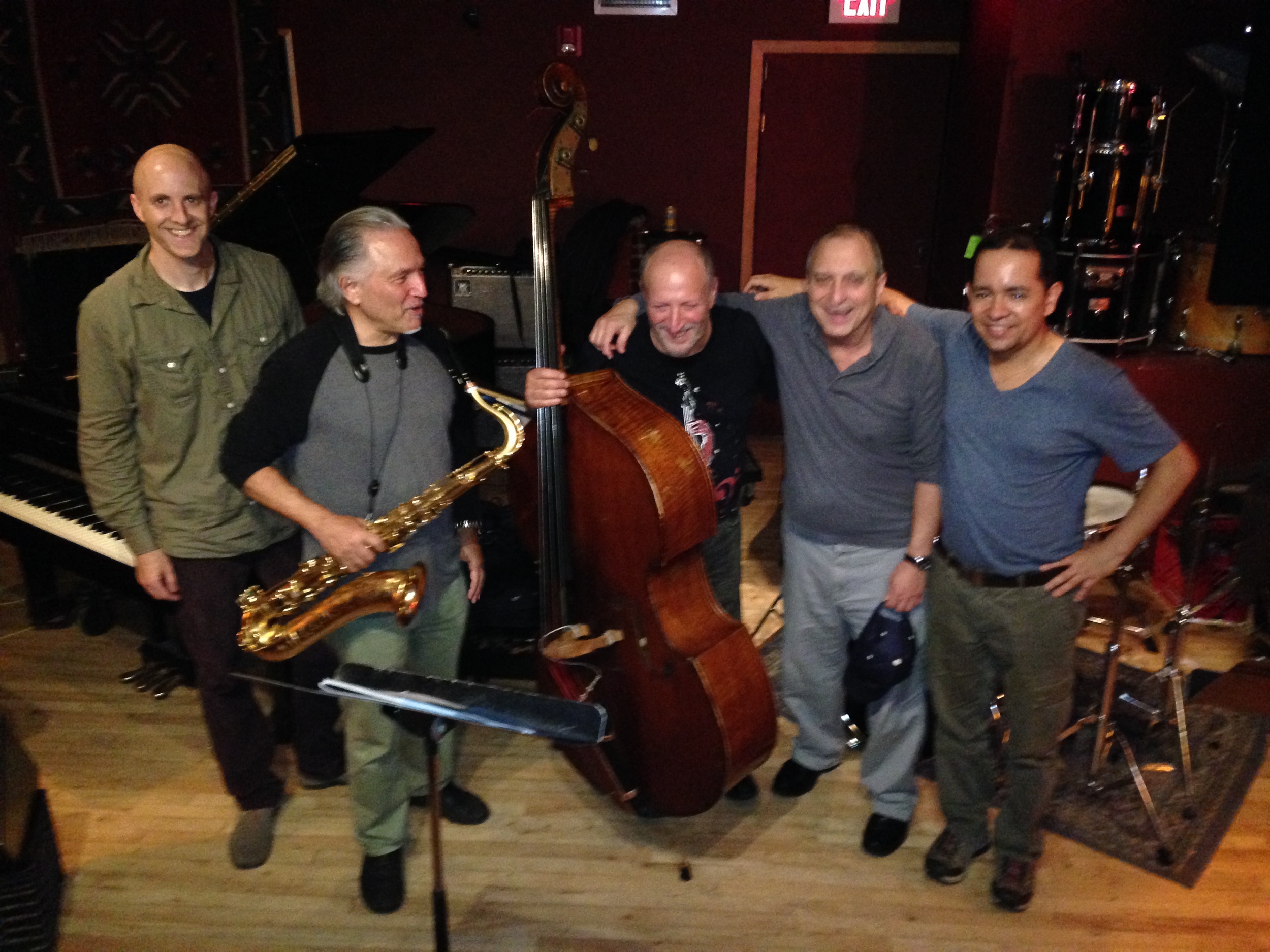 Luther Gray, Jerry Bergonzi, BG, George Garzone, Gabriel Guerrero