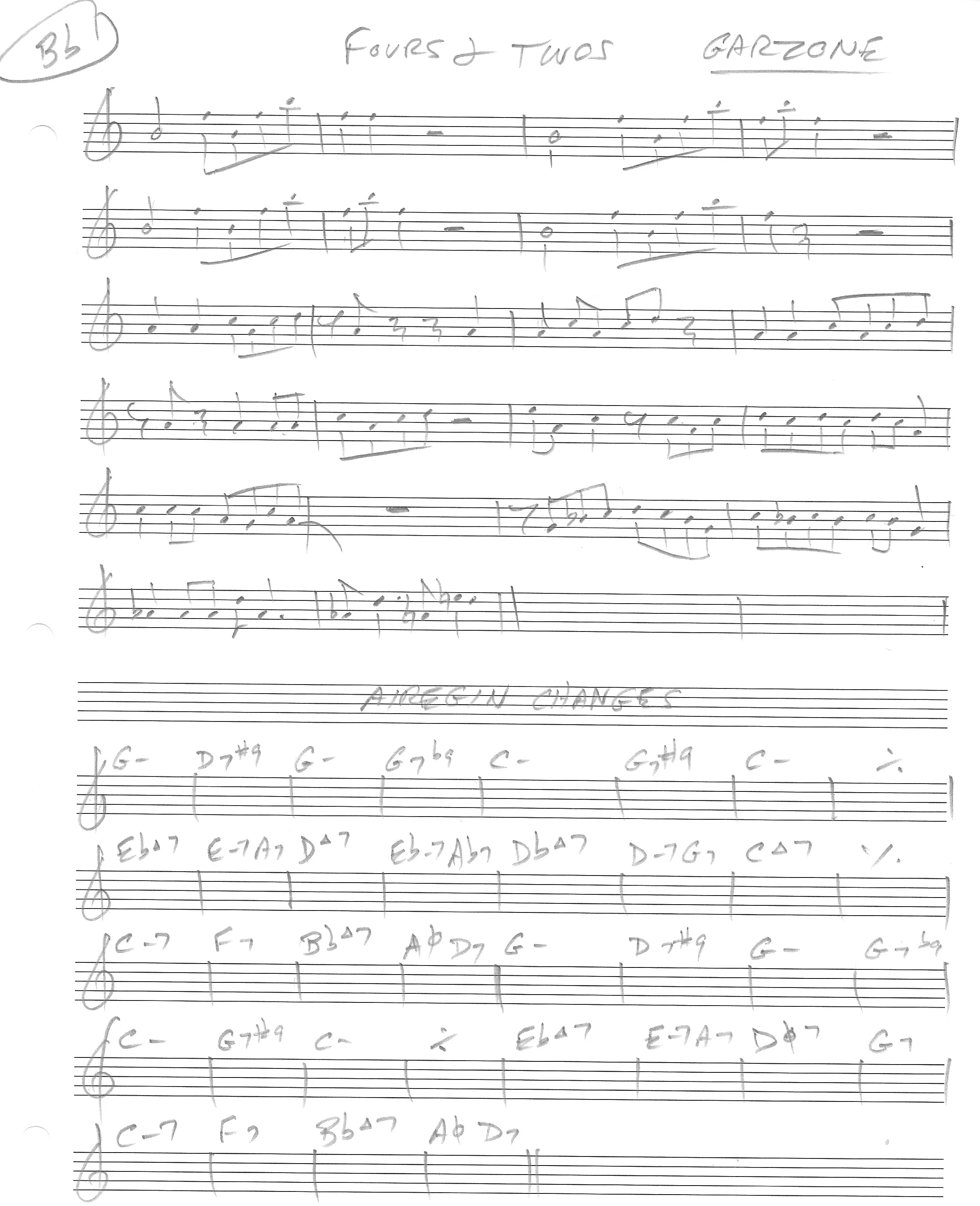 As Played on The album, Anybody Home? OIMJ-006 with George Garzone, Jerry Bergonzi, Gabriel Guerrero, Luther Gray (Bruce Gertz Quintet)