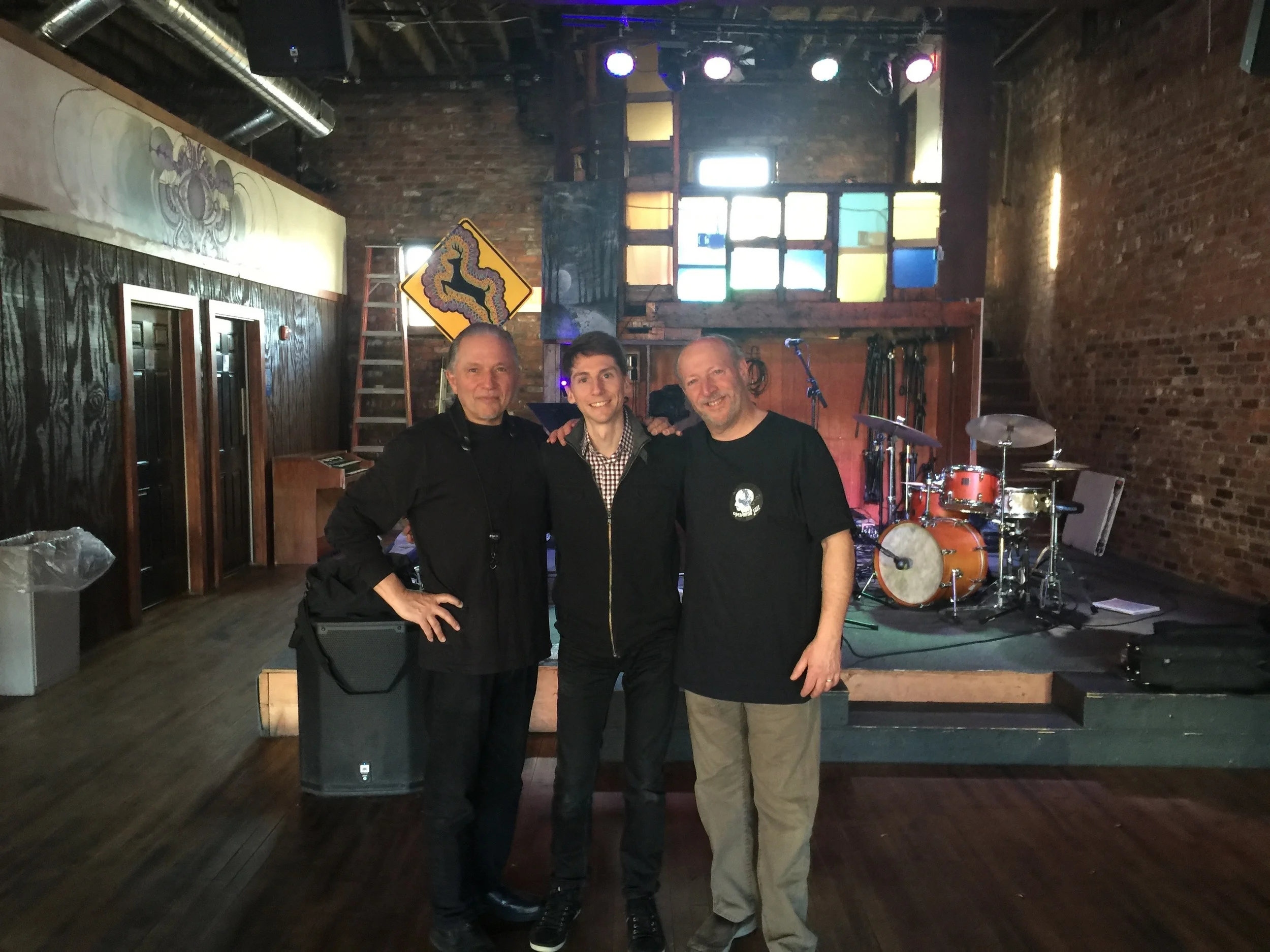 Jerry Bergonzi, Austin McMahan, Bruce Gertz as the Bruce Gertz Trio at Electric Haze in Worcester, MA Feb. 2016