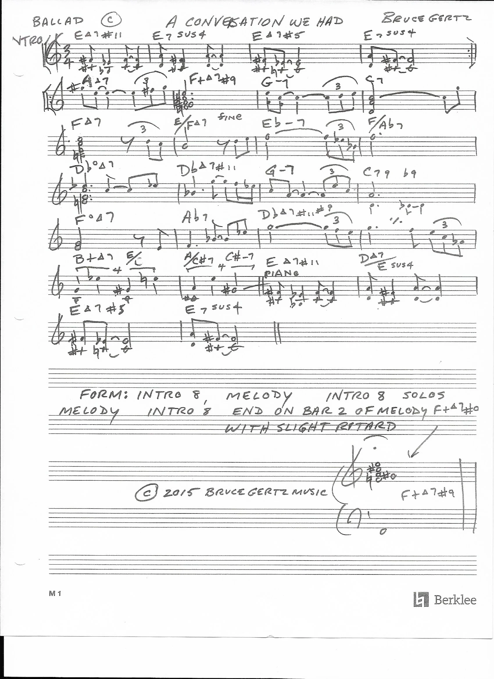 A Conversation We Had