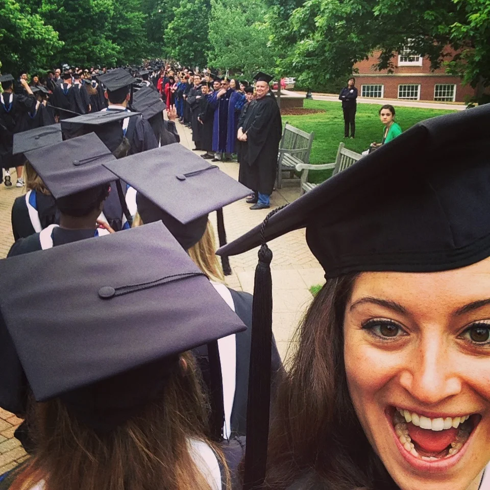 Obligatory Graduation Procession Selfie