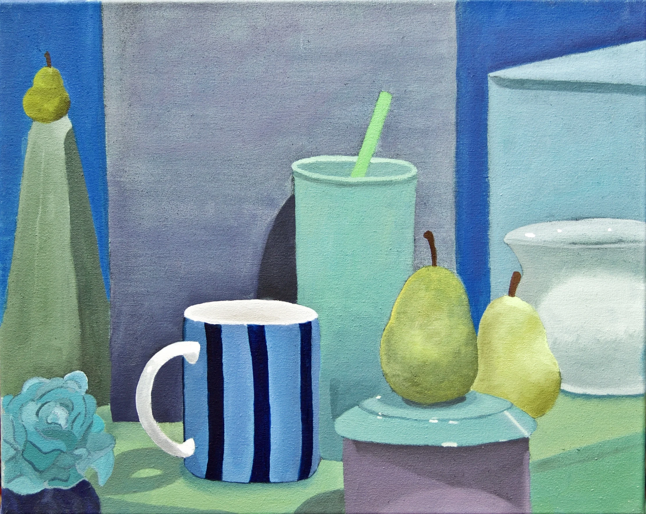 Blue-Green Still Life