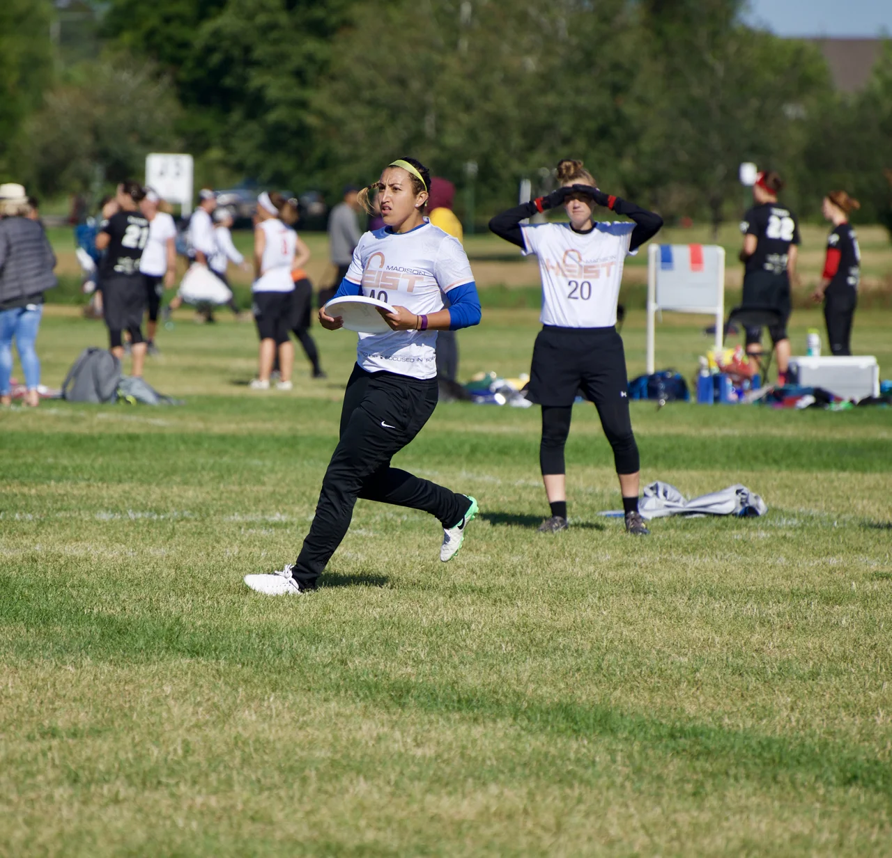 Photo Title.
National Sports Center. Blaine, Minnesota.
August 2017.
© William D. Walker
Madison Heist vs. Iceni (London) at the U.S. Open tournament.