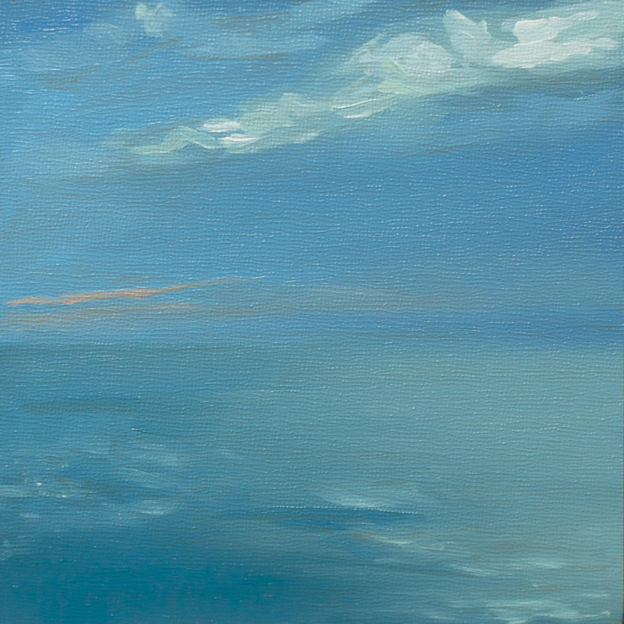 6"x6", oil on Ampersand canvas finish panel with 7/8" cradle