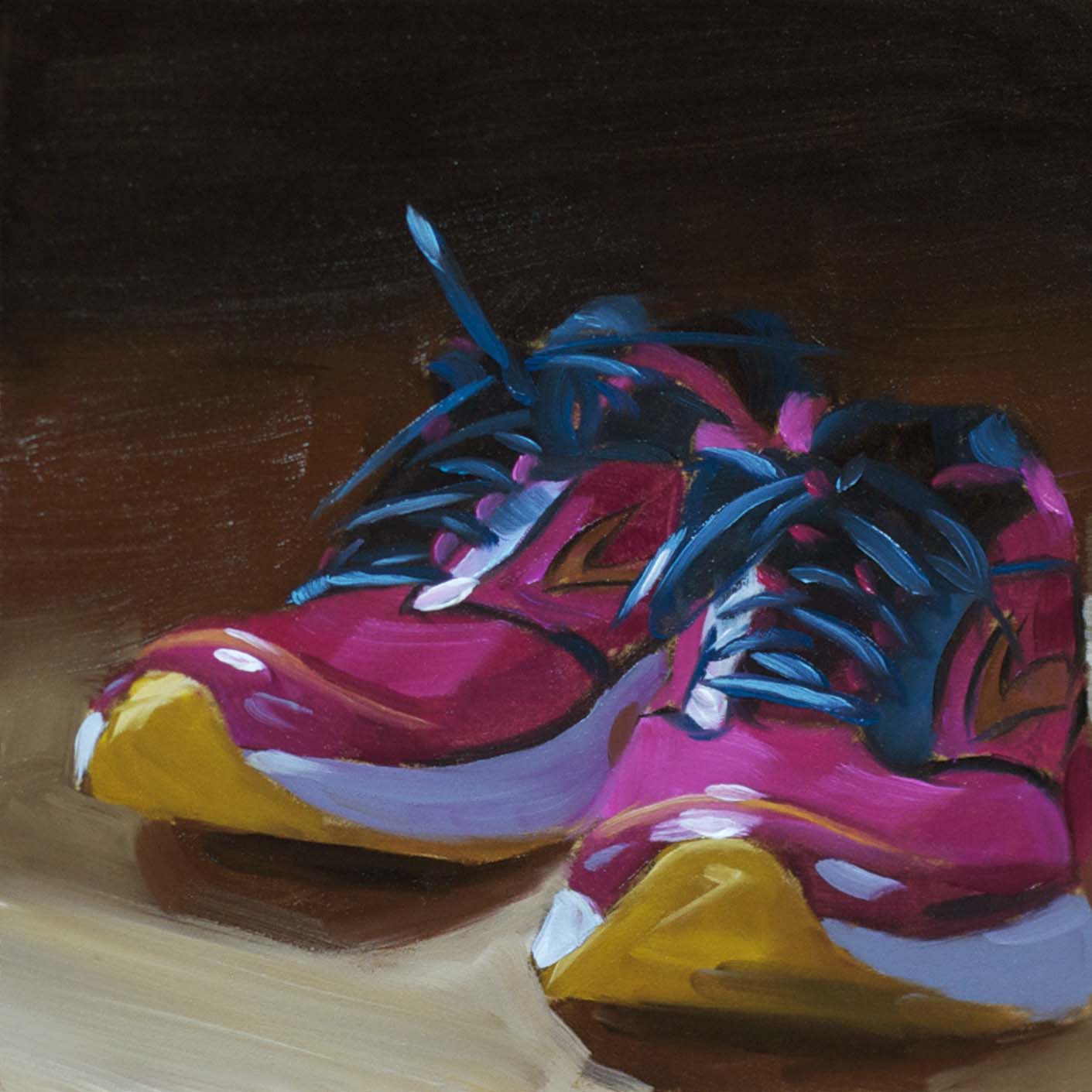 6"x6", oil on gessobord, $50