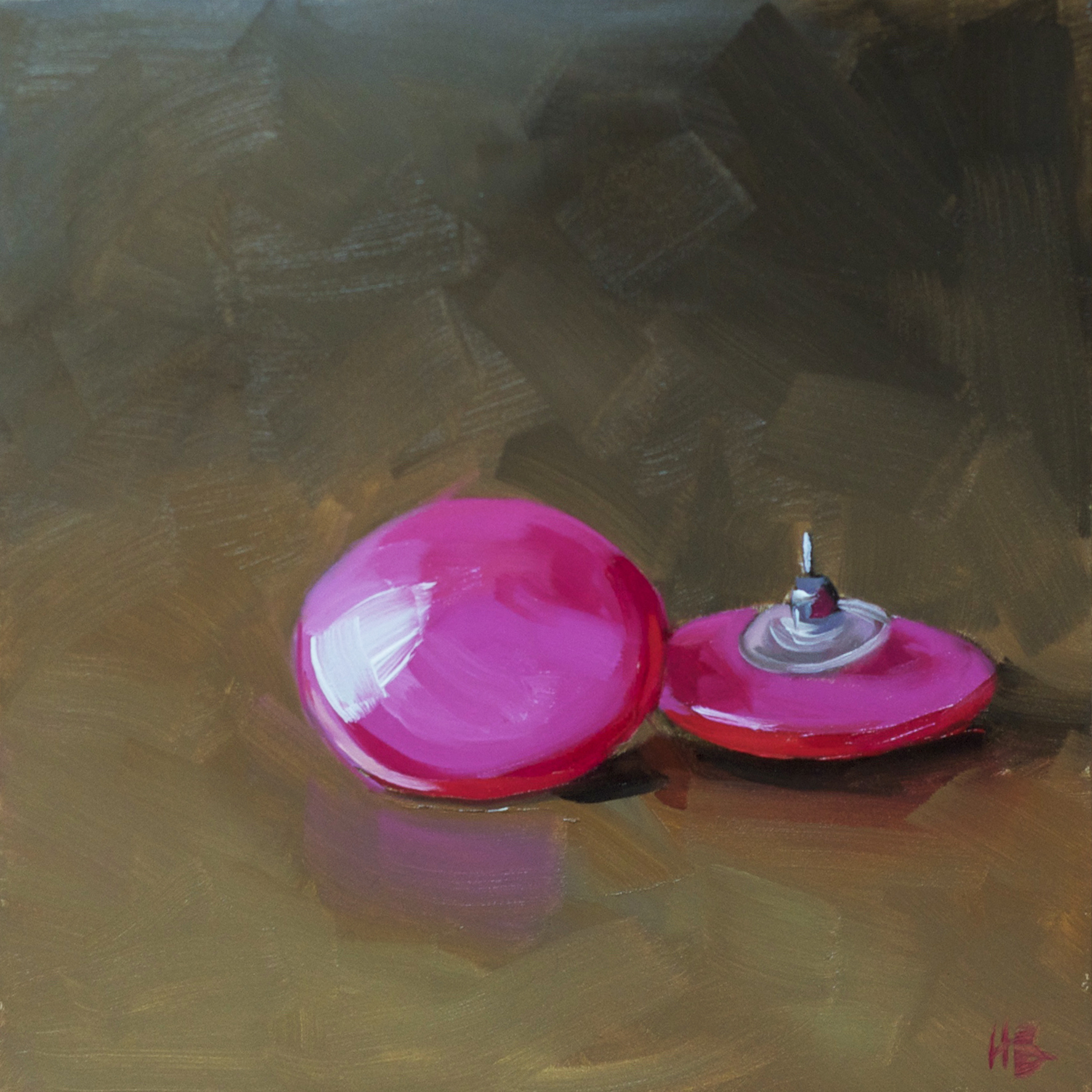 6"x6" oil on gessobord, $50
