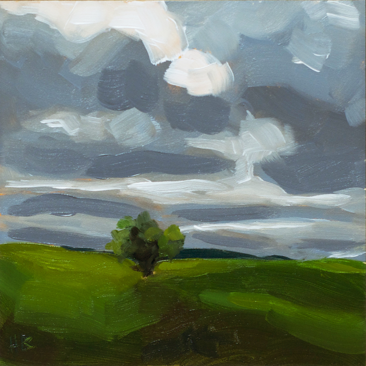 6"x6" oil on gessobord $50