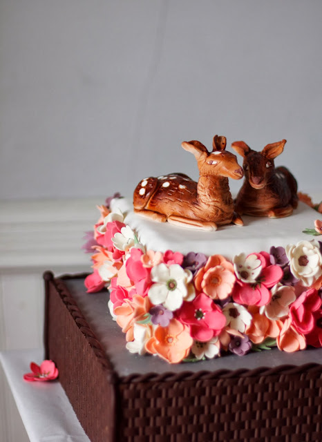 Woodland Wedding Cake