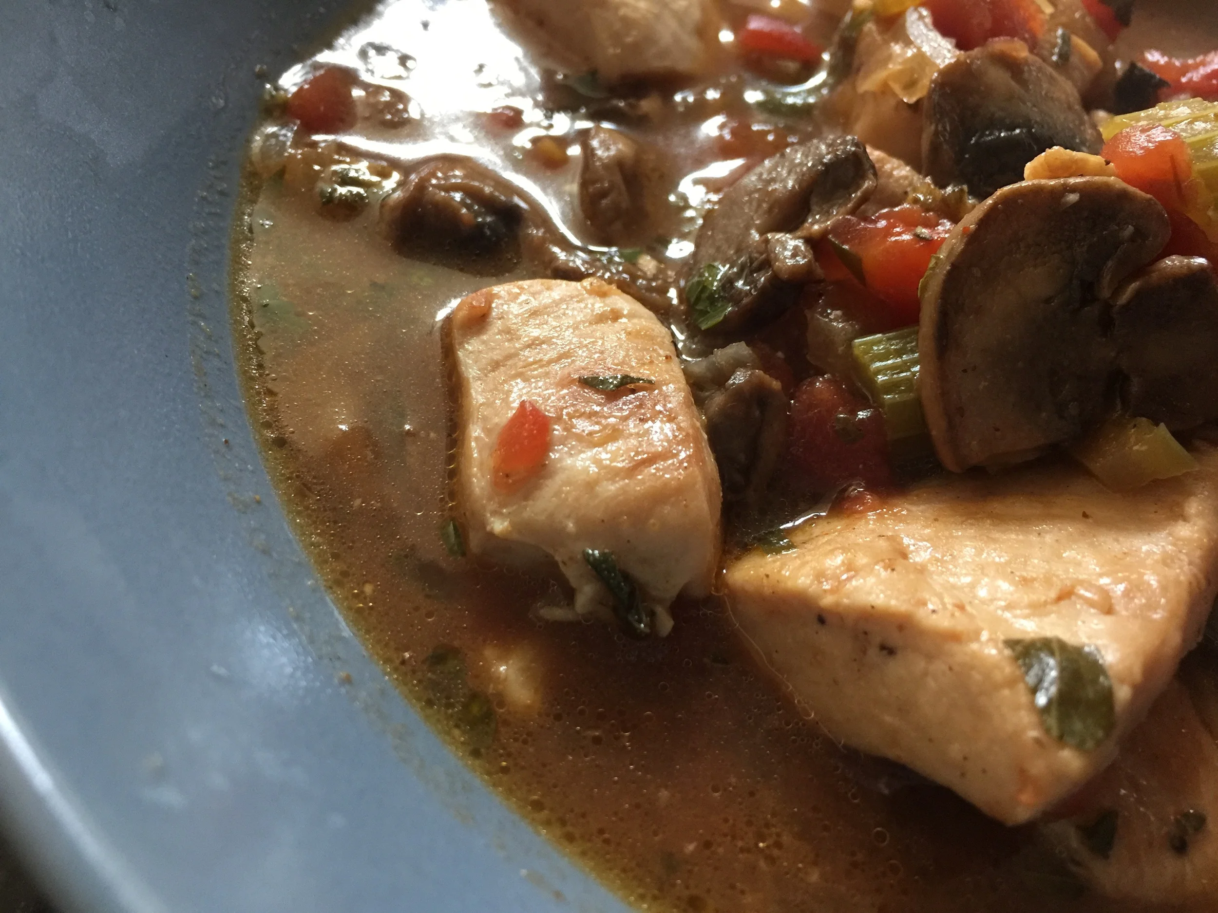 Spicy Oregano Chicken Stew