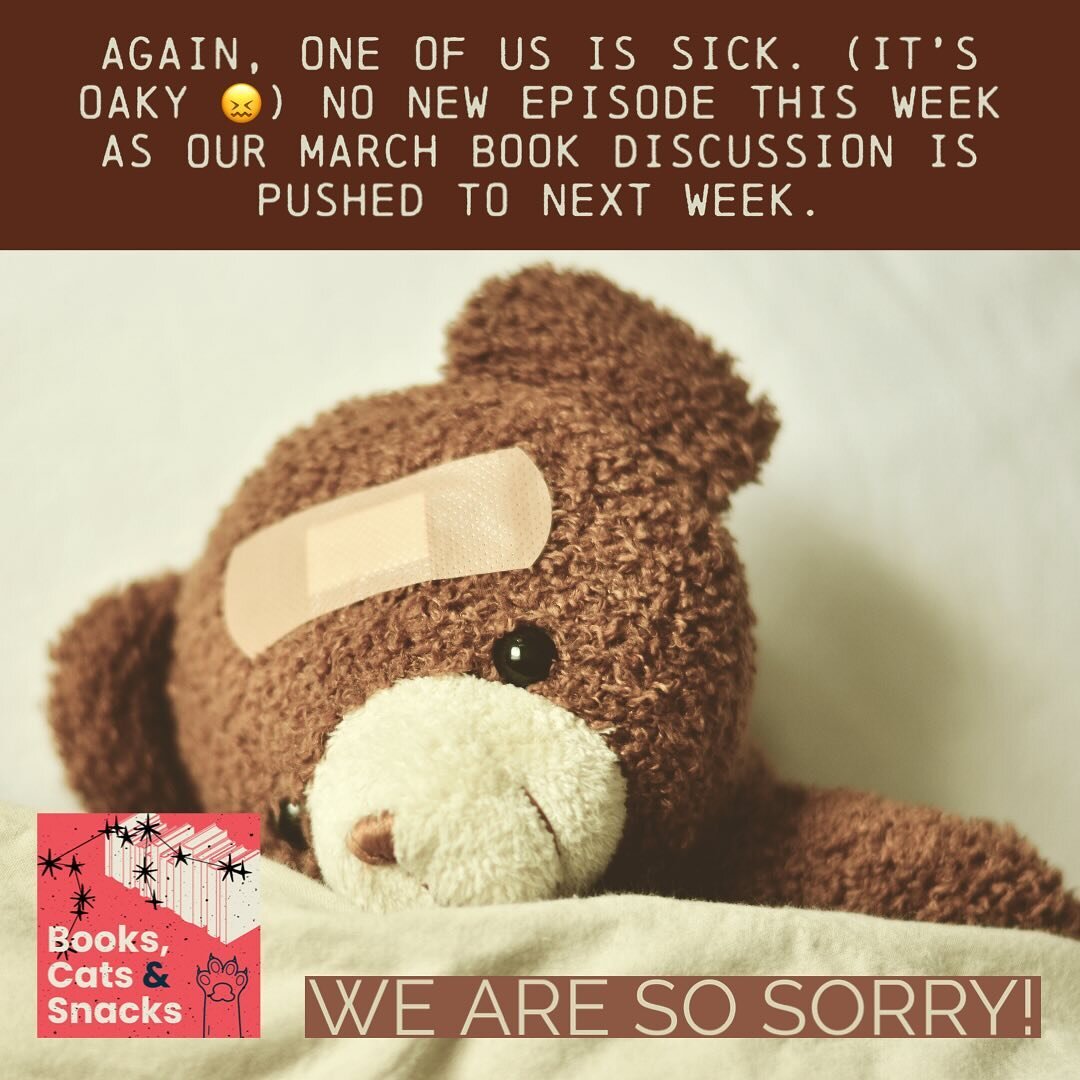 Bummer, y&rsquo;all. Bummer for sure. We apologize. This blows 😖 @cattie_naj @oakylovesbooksandtacos 

🏷️
#bookstagram #bookofthemonth  #listentous #bookpodcast  #bookbabes #podcasting#bookscatssnackspodcast #bookbesties  #readingpodcast #reading #