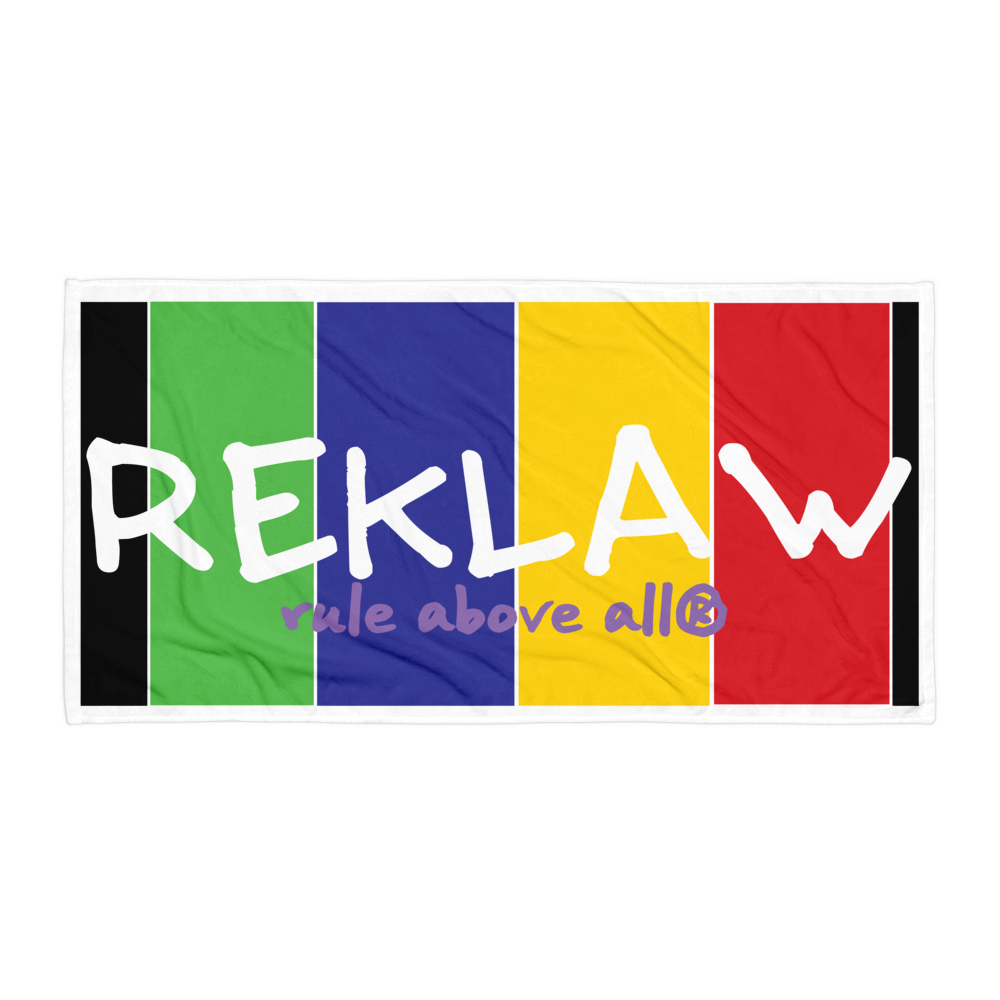 Reklaw-Rule-Above-All-beach-towel-5-white-border-05_mockup_Horizontal_30x60_White.png
