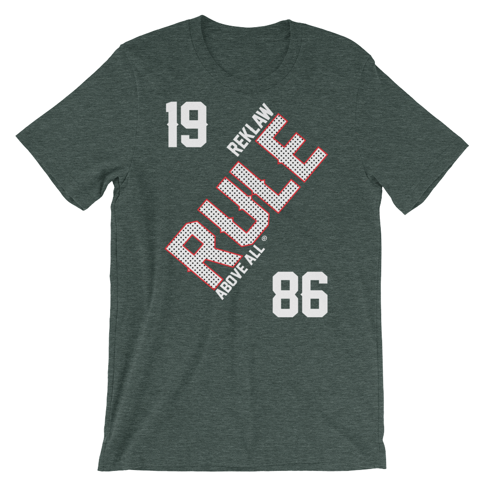 RULE-blk-tee_mockup_Front_Wrinkled_Heather-Forest.png