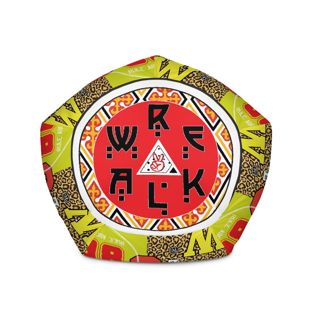 Reklaw Clothing Giraffe Lime Bean Bag Bottom.png