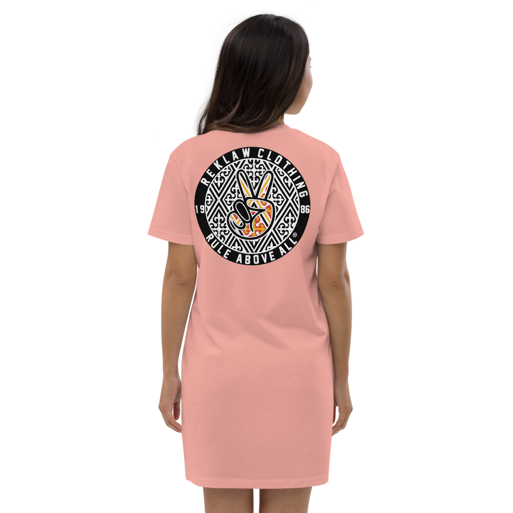 Reklaw-Clothing-TeeShirt Dress.Pink.Back.Model.png