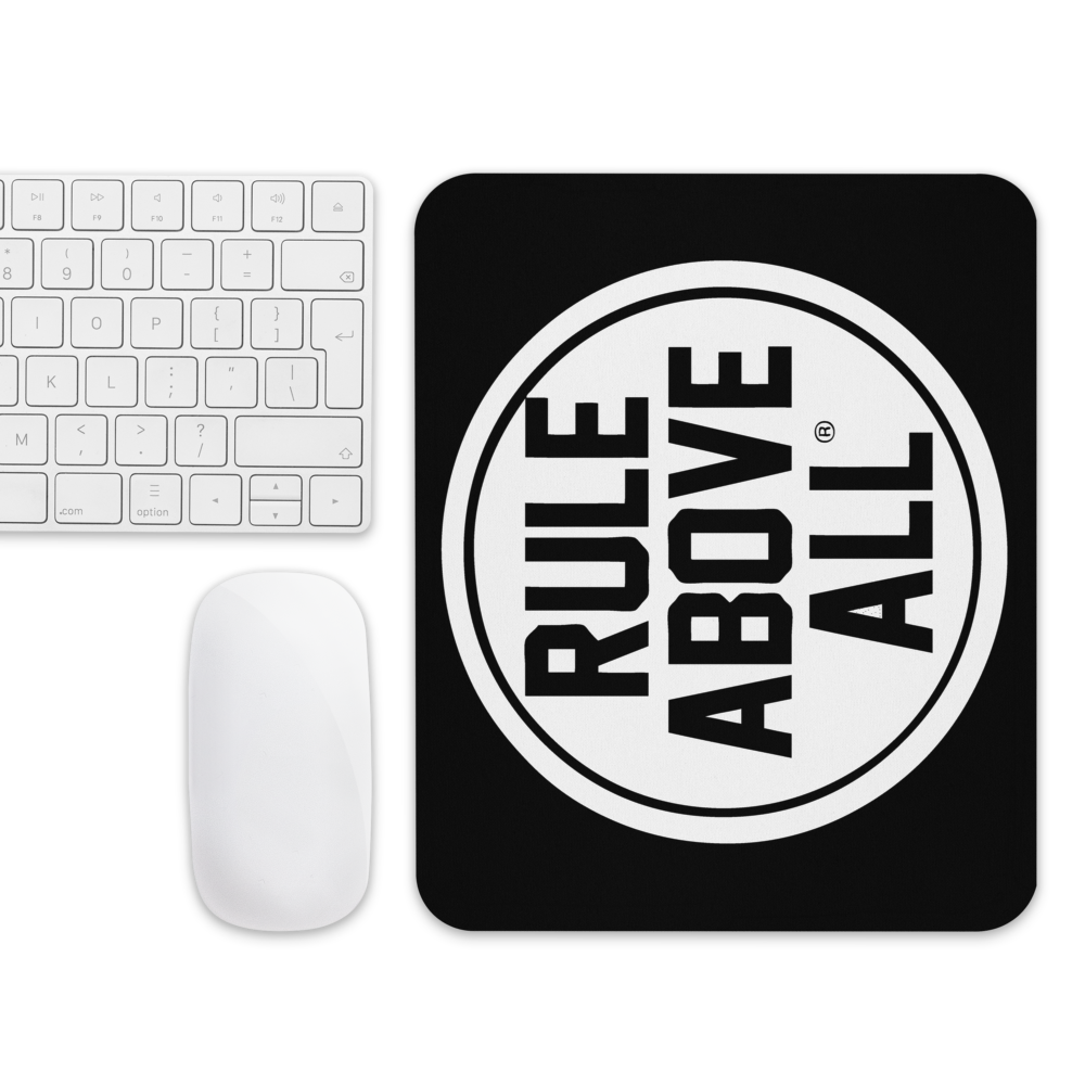 Reklaw Clothing-Rule-Above-All-mouse-pad-with mice-keyboard.png