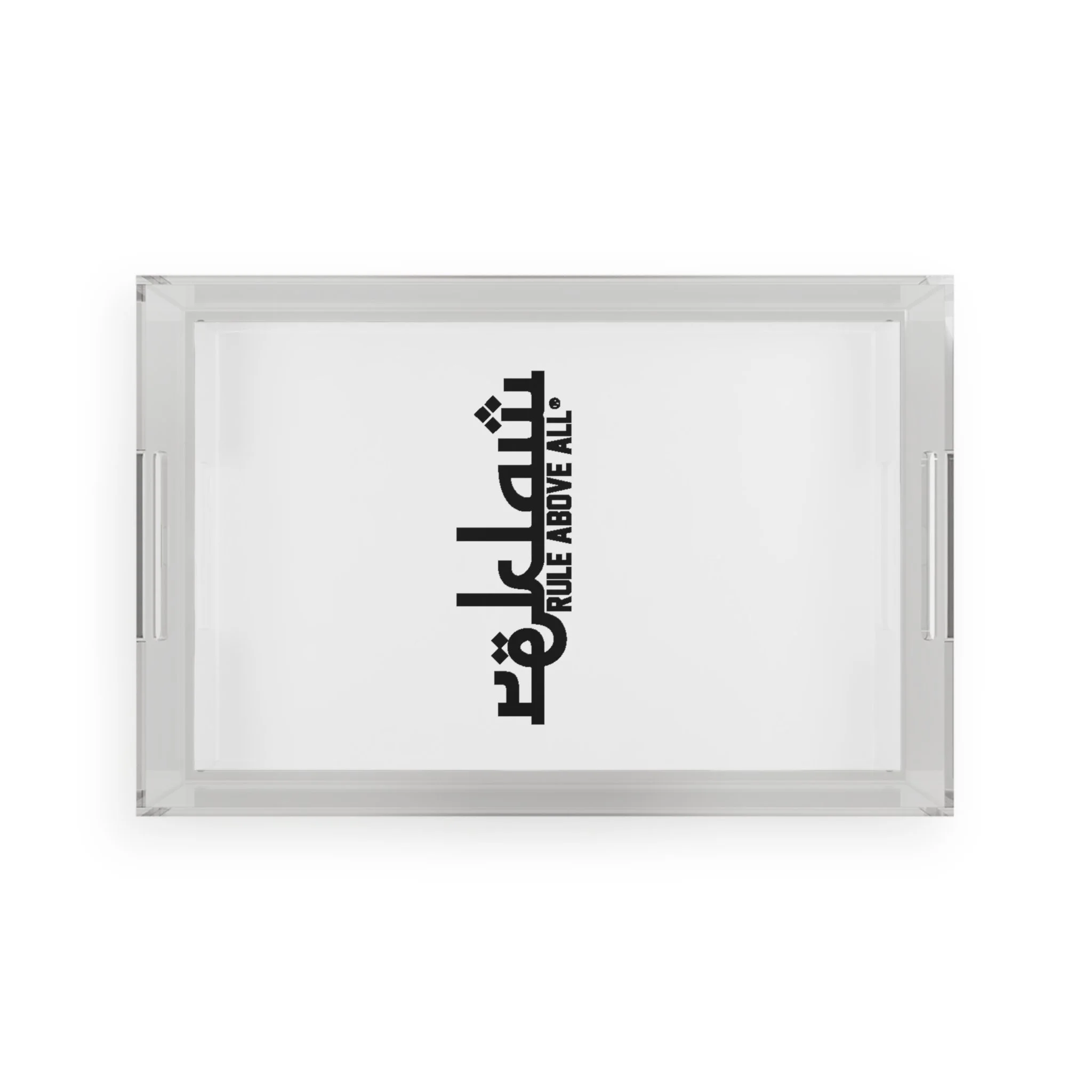 Reklaw Clothing Serving Tray.Reklawlruleaboveall.ogo.Top.jpeg