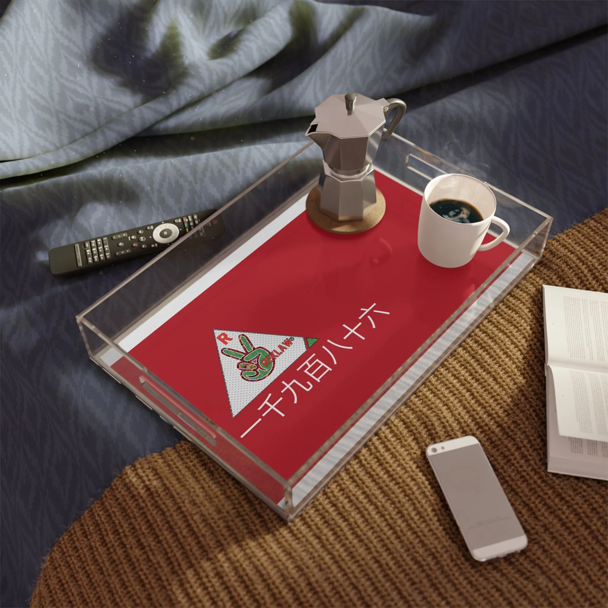 Reklaw Clothing Serving Tray.Redlogo.lifestyle.jpeg