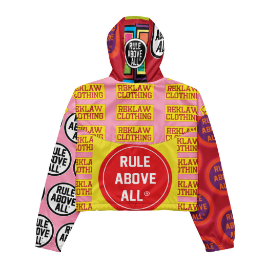 REKLAW CLOTHING.WOMENS CROPPED WINDBREAKER.BACK.MOCKUP.png