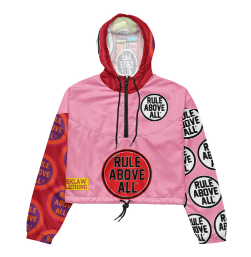REKLAW CLOTHING WOMENS CROPPED WINDBREAKER.FRONT MOCKUP..png