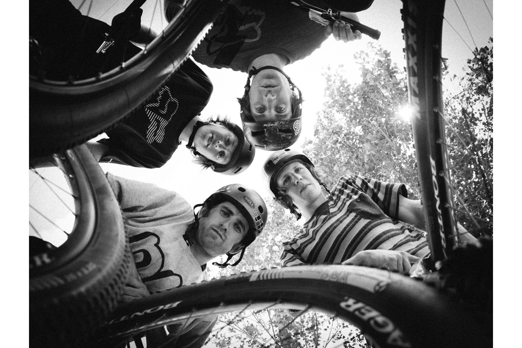  trek c3 project riders cam mccaul ryan howard, brandon semenuk, and brett rheeder in new zealand 