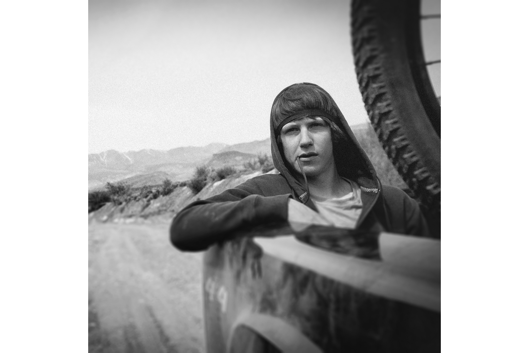  Brandon Semenuk portrait lifestyle photo scouting in Utah 