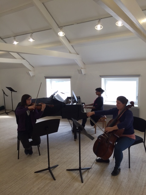 Rehearsing our arrangement of Humperdinck's Hansel and Gretel